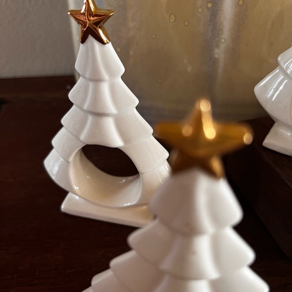 Christmas trees ceramic six napkin holders - Picture 7 of 9